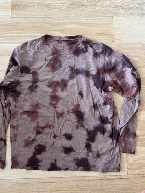 Lululemon Labs Tie-Dye Long Sleeve Tee, Men’s Large